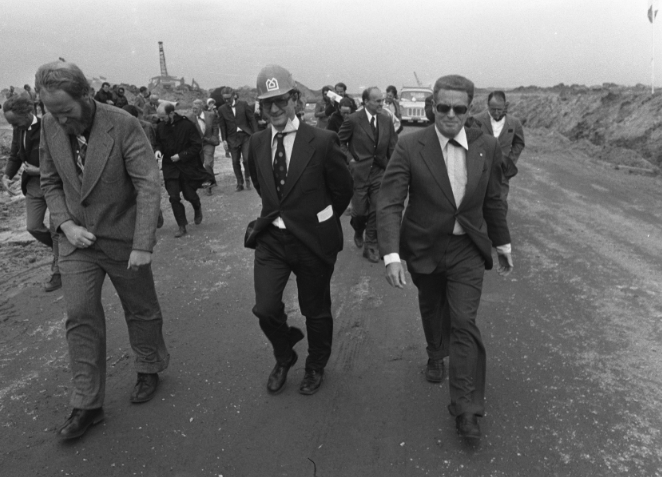 almere_eerste_paal_ Almere vroeger